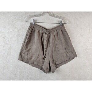 Bobi Los Angeles Women's Muslin Gauze Cotton Shorts Size S